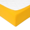  Prześcieradło Jersey z gumą 110/120x190/200 PREMIUM Żółte