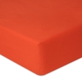 Prześcieradło Jersey z gumą 110/120x190/200 PREMIUM Ciemny Pomarańcz