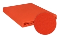Prześcieradło Jersey z gumą 110/120x190/200 PREMIUM Ciemny Pomarańcz