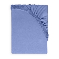  Prześcieradło Jersey z gumą 110/120x190/200 PREMIUM Niebieskie