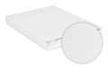  Prześcieradło Jersey z gumą 130/140x190/200 PREMIUM Białe