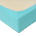  Prześcieradło Jersey z gumą 130/140x190/200 PREMIUM Turkusowe