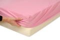 Prześcieradło Jersey z gumą 130/140x190/200 PREMIUM Różowe