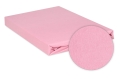 Prześcieradło Jersey z gumą 130/140x190/200 PREMIUM Różowe