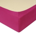  Prześcieradło Jersey z gumą 130/140x190/200 PREMIUM Fuksja