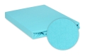 Prześcieradło Jersey z gumą 150/160x190/200 PREMIUM Turkusowe