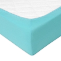 Prześcieradło Jersey z gumą 150/160x190/200 PREMIUM Turkusowe