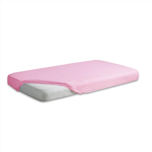  Prześcieradło Jersey z gumą 150/160x190/200 PREMIUM Różowe