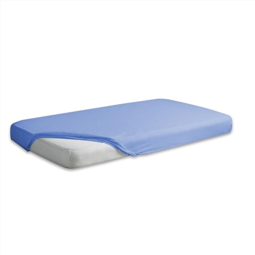  Prześcieradło Jersey z gumą 150/160x190/200 PREMIUM Niebieskie