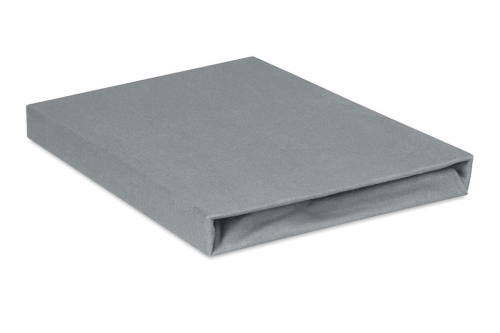  Prześcieradło Jersey z gumą 150/160x190/200 PREMIUM Ciemnoszare