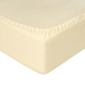 Prześcieradło Jersey z gumą 180/190x190/200 PREMIUM Krem/Żółty