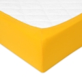 Prześcieradło Jersey z gumą 180/190x190/200 PREMIUM Żółte