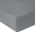 Prześcieradło Jersey z gumą 210/220x190/200 PREMIUM Ciemnoszare