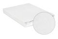 Prześcieradło Jersey z gumą 210/220x190/200 PREMIUM Białe
