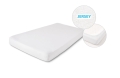 Prześcieradło Jersey z gumą 210/220x190/200 PREMIUM Białe