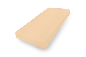 Prześcieradło Jersey z gumą 210/220x190/200 PREMIUM Beżowe
