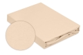  Prześcieradło Jersey z gumą 210/220x190/200 PREMIUM Kremowe