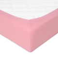  Prześcieradło Jersey z gumą 210/220x190/200 PREMIUM Różowe