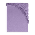 Prześcieradło Jersey z gumą 210/220x190/200 PREMIUM Fioletowe