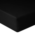  Prześcieradło Jersey z gumą 210/220x190/200 PREMIUM Czarne