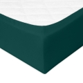  Prześcieradło Jersey z gumą 210/220x190/200 PREMIUM Ciemnozielone