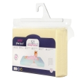Prześcieradło Jersey z gumą 60x120x10 PREMIUM Krem/Żółte