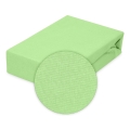  Prześcieradło Jersey z gumą 60x120x10 PREMIUM Limonkowe