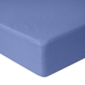  Prześcieradło Jersey z gumą 60x120x10 PREMIUM Niebieskie
