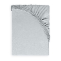  Prześcieradło Jersey z gumą 60x120x10 PREMIUM Popielate