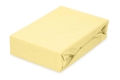 Prześcieradło Jersey z gumą 70x140x10 PREMIUM Krem/Żółte