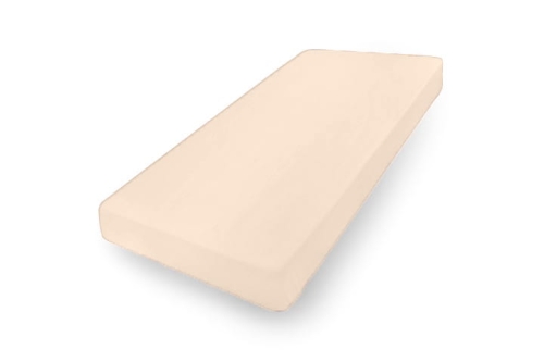Prześcieradło Jersey z gumą 70x140x10 PREMIUM Kremowe