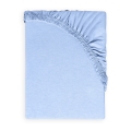 Prześcieradło Jersey z gumą 70x140x10 PREMIUM Błękitne