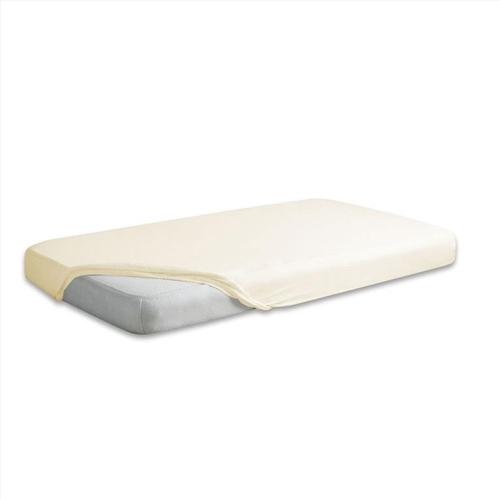  Prześcieradło Jersey z gumą 90/100x190/200 PREMIUM Kremowe