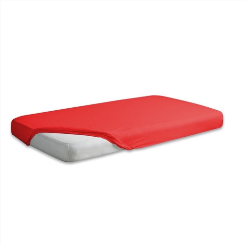  Prześcieradło Jersey z gumą 90/100x190/200 PREMIUM Ciemny Pomarańcz