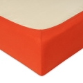  Prześcieradło Jersey z gumą 90/100x190/200 PREMIUM Ciemny Pomarańcz