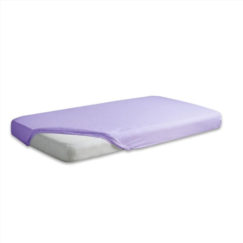  Prześcieradło Jersey z gumą 90/100x190/200 PREMIUM Wrzosowe