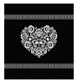 Narzuta na łóżko 170x210 Holenderska Serce Ornament