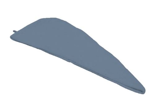 Turban kąpielowy TKANINA Szaro Niebieski