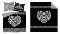 Narzuta na łóżko 170x210 Holenderska Serce Ornament
