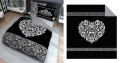 Narzuta na łóżko 170x210 Holenderska Serce Ornament
