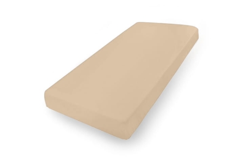  Prześcieradło Jersey Z Gumą 90/100x190/200x30 Beżowe