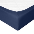 Prześcieradło Jersey Z Gumą 90/100x190/200x30 Granatowe