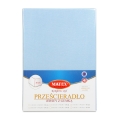 Prześcieradło Jersey Z Gumą 210/220x190/200x30 Błękitne