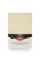  Prześcieradło Jersey z lycrą 110/120x190/200x30 Kremowe