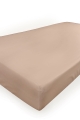  Prześcieradło Jersey z lycrą 130/140x190/200x30 Beżowe