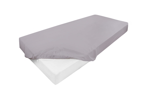 Prześcieradło Jersey z lycrą 130/140x190/200x30 Szare