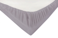 Prześcieradło Jersey z lycrą 130/140x190/200x30 Szare