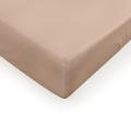 Prześcieradło Jersey z lycrą 210/220x190/200x30 Beżowe