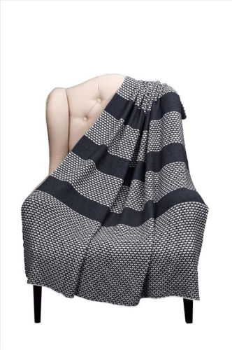  Koc Bawełniany Scotty 150x125 w Ciemne Pasy