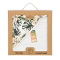Kąpielowe okrycie BAMBOO DESIGN 100x100 Liście Monstery